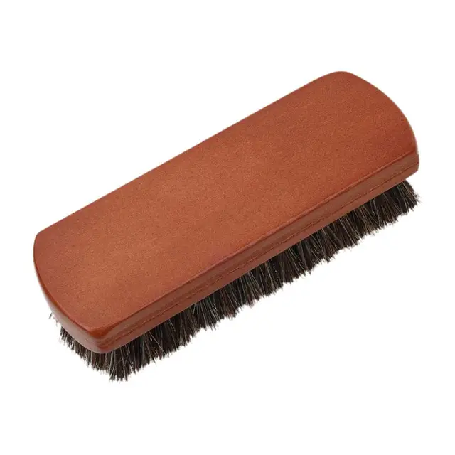 Lot De 4 Brosses à Chaussures En Bois – Poils Doux Pour Nettoyage Et Cirage Du Cuir, Idéal Entretien Chaussures, Sacs, Canapés En Cuir