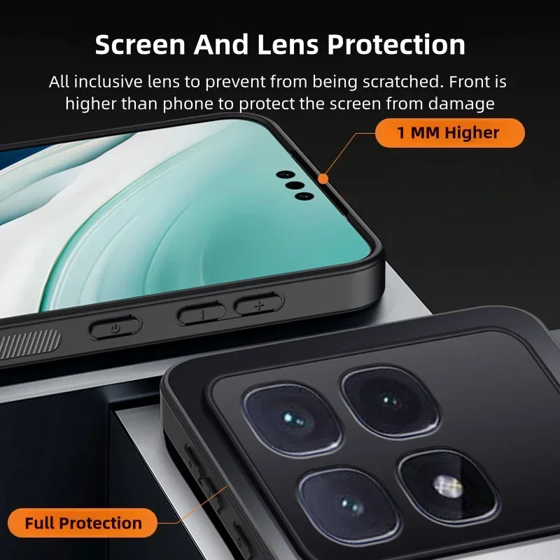 Frosted Dazzling Gold Silicone Protective Phone Case