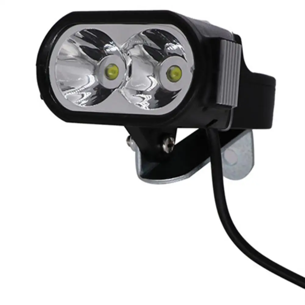 Bike Light LED Front Bicycle Headlight Super Bright Folding Electric Spotlight Waterproof Built