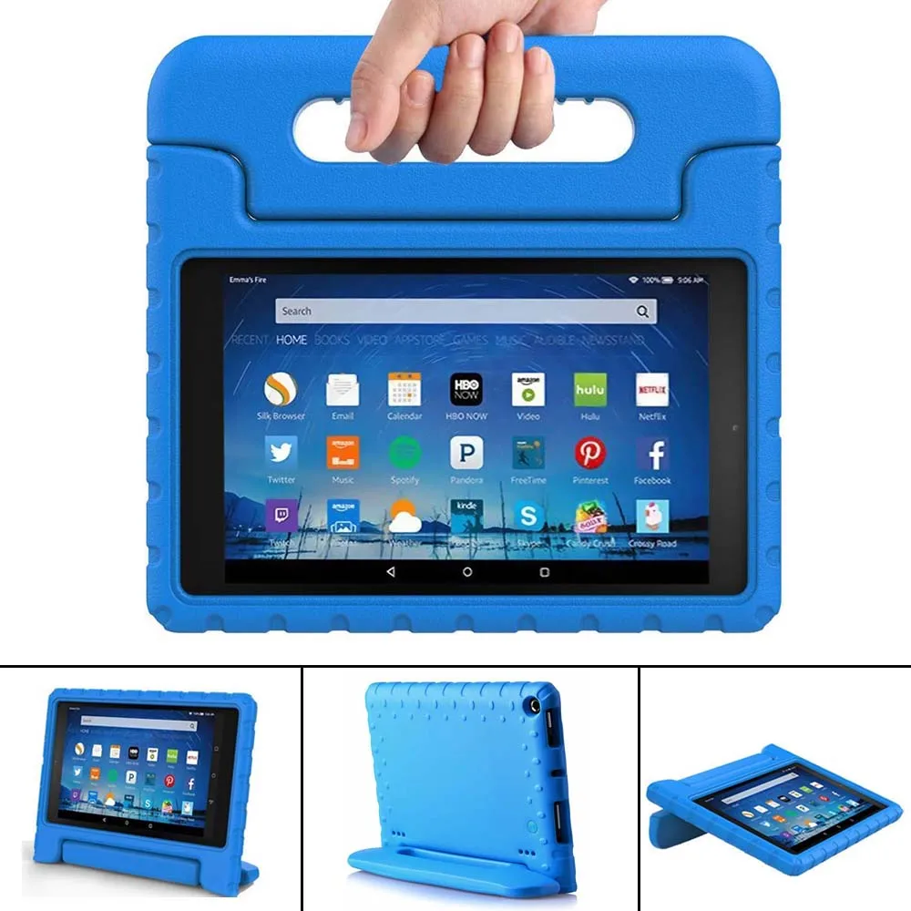 

Children's EVA Case for Fire 7 12th 2022/Fire HD 8 Plus 2020 2022/HD 8 2017 2018 2020 2022/Fire 7 2017 2019 Tablet Stand Cover