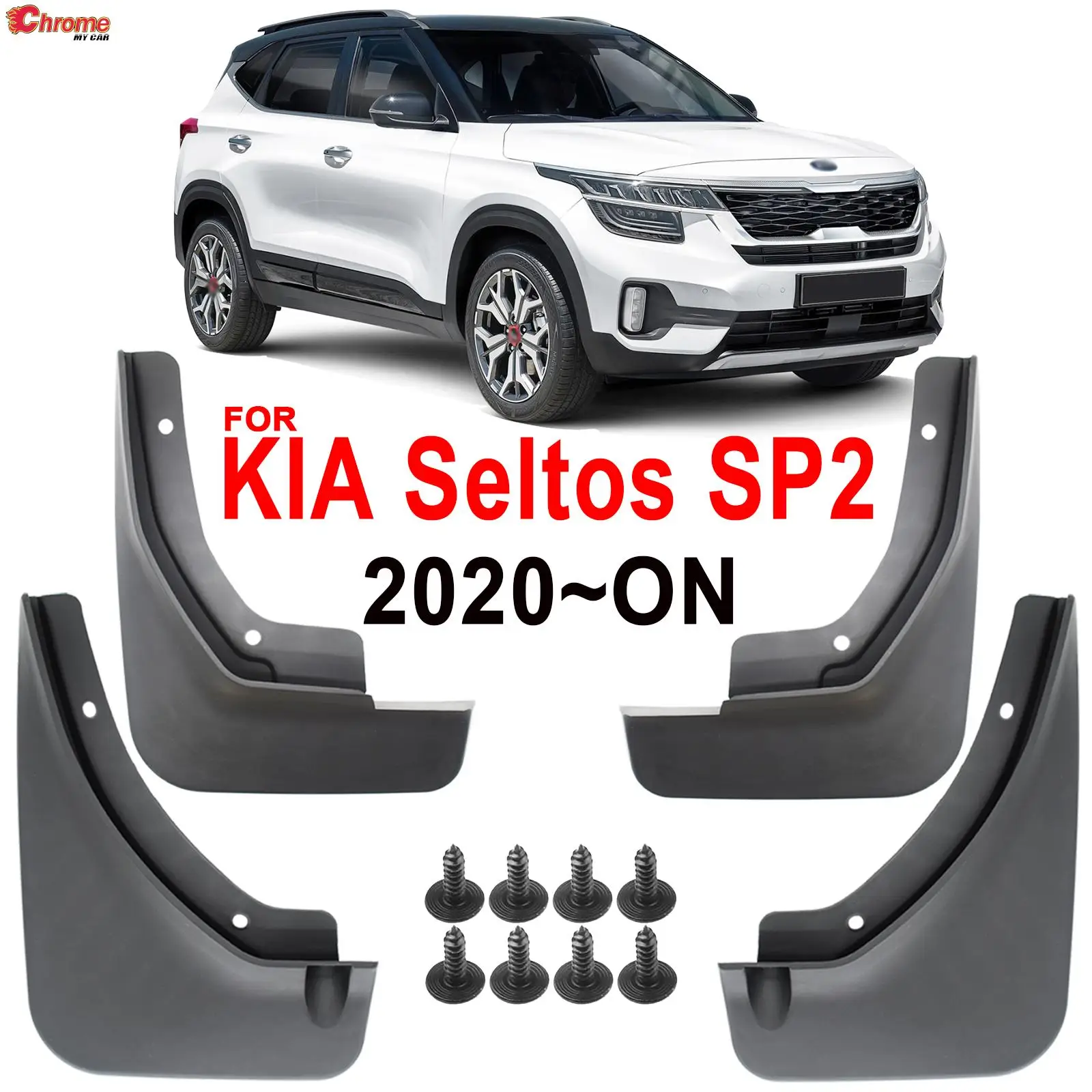 Mudflaps For Kia Seltos SP2 2019 2020 2021 2022 2023 Mud Flaps Guard Splash Guards Mudguards