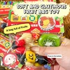 Decompression Fruit Bag Soft Rubber Toy Kiwi Strawberry Cute Pinch Fidget Toy Simulation Squishy Stress Release Vent Toy 3