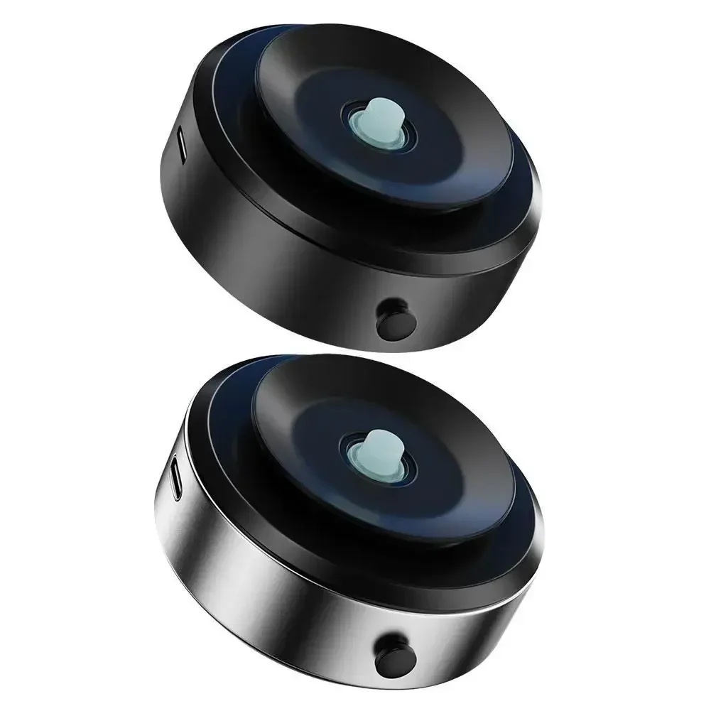 Magnetic Car Phone Holder Metal Black Suction Cup Bracket