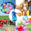 Portable Air Water Bomb Balloon Pump With Balloons For Kids Party Outdoor Toy Balloons (Pump and Balloons Random Color 3