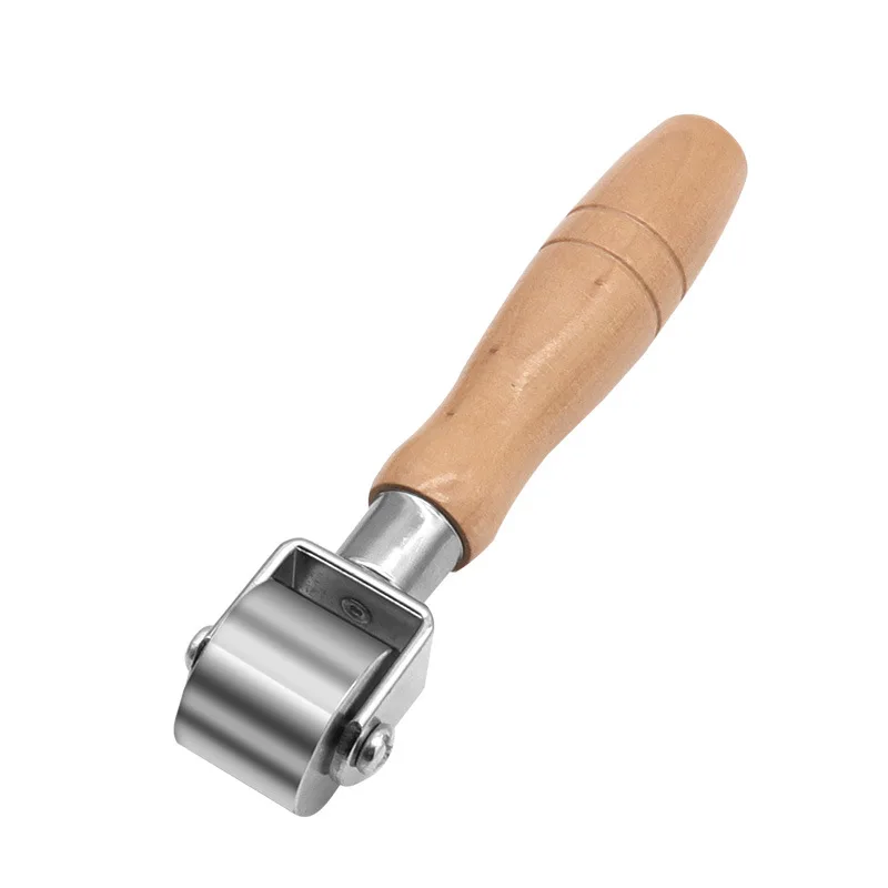 1 adet deri tutkal laminasyon rulosu deri basın kenar rulo merdanesi araçları zanaat için DIY laminasyon aracı deri el sanatları için