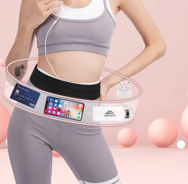Running Belt Waist Bag with Water Bottle Women Sports Fanny Pack Men Phone Pouch Jogging Gym Bags Hydration Run Accessories 2