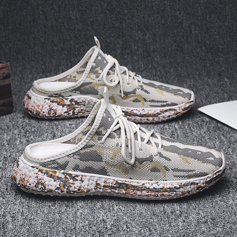 Sneaker 2022 Summer Men Casual Shoes Camouflage Printing Fashion Running Shoes With Breathable Sneakers Non-slip Single Shoes