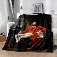 Napoleon Bonaparte printed blanket, French Emperor, Italian King, sofa cover blanket, blanket, bedsheet blanket 2