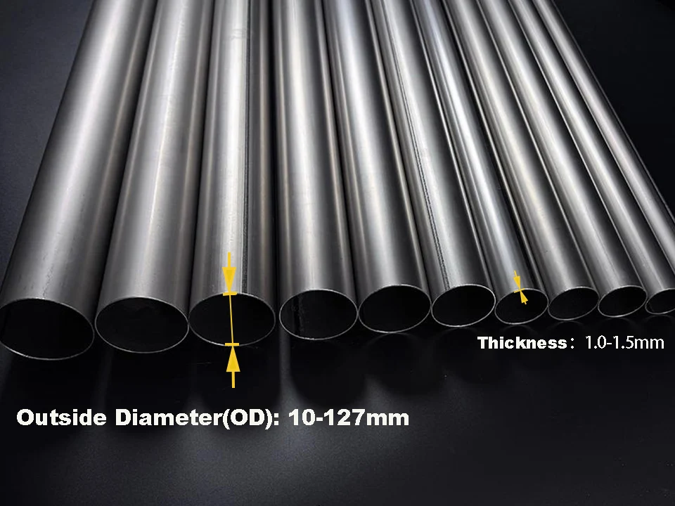 Durchmesser 88,9mm GRS-Rohr 1,0mm Dick Gerades Schweißbares Auspuffrohr für Automobile für Kunden – Detail 5