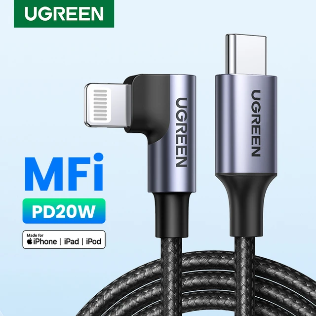 Ugreen Cable Lightning 2m Usb C Para iPhone 12 Pro Max Mini