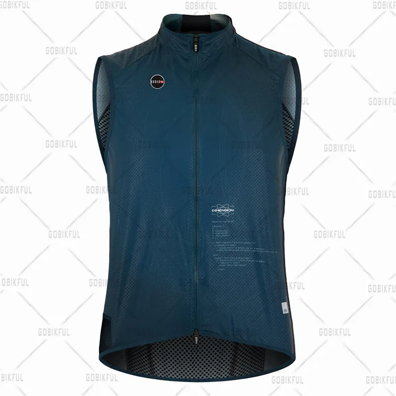 Cycling Jersey Sleeveless Bike Front Windproof Back Breathable Maillot Ciclismo