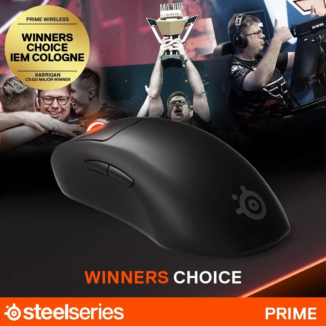 Mouse para Jogos Steelseries Fps Iluminação Rgb Prime Mini Edition Botões Programáveis Cpu 18k Sensor Truemove Pro-pc e Mac - Imagem 4
