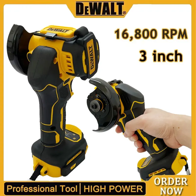 DEWALT 무선 그라인더 절단기 연삭 연마기 전기 다이아몬드 절단 그라인더..