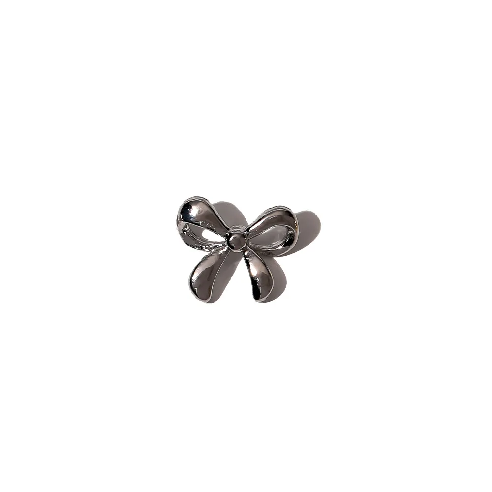 10Pcs Mini Hollow Butterfly Knotbow Nail Art Charms 3D Metal Silver/Gold Alloy Nail Art Decoration DIY Nail Accessories 5