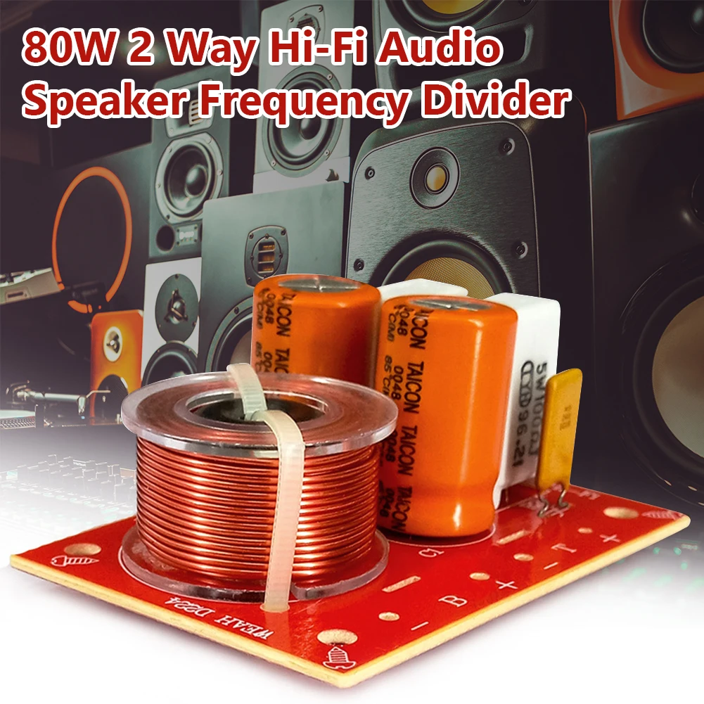 3/2 Ways 150/80W Hi-Fi Audio Speaker Crossover Treble Midrange Bass Independent Crossover Home Speakers Filter Frequency Divider speaker frequency divider