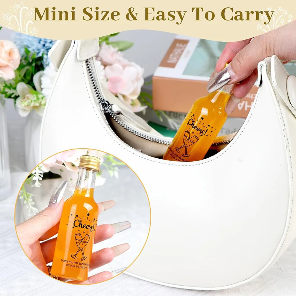 Set 20 Bottigliette Vetro 50ml Con Tappo A Vite - Per Liquori Fatti In Casa, Regali E Matrimoni - Foto 2