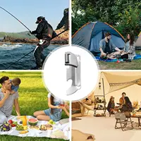 Ouvre-boîte manuel en acier inoxydable, coupe-boîtes pour canettes de bière et boissons, ouvre-couvercles pour le camping, les voyages et la cuisine 5