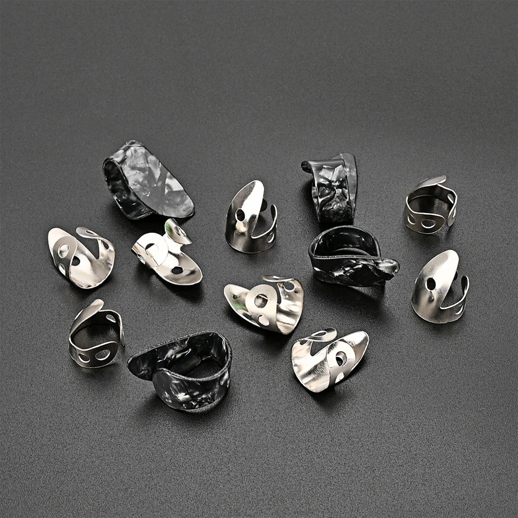 Guitar Picks Thumbs Plectrums Set Replaced Parts Supply Guitars Playing