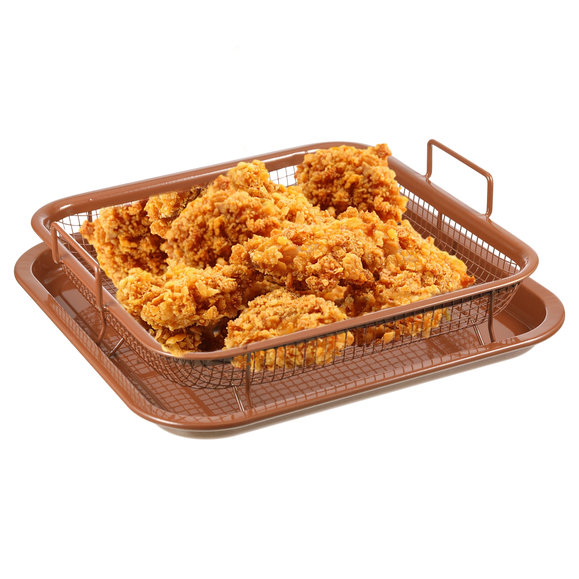 

Baking Pan Frying Tray Fryer Plate Oil Non-stick Long-lasting Cookware