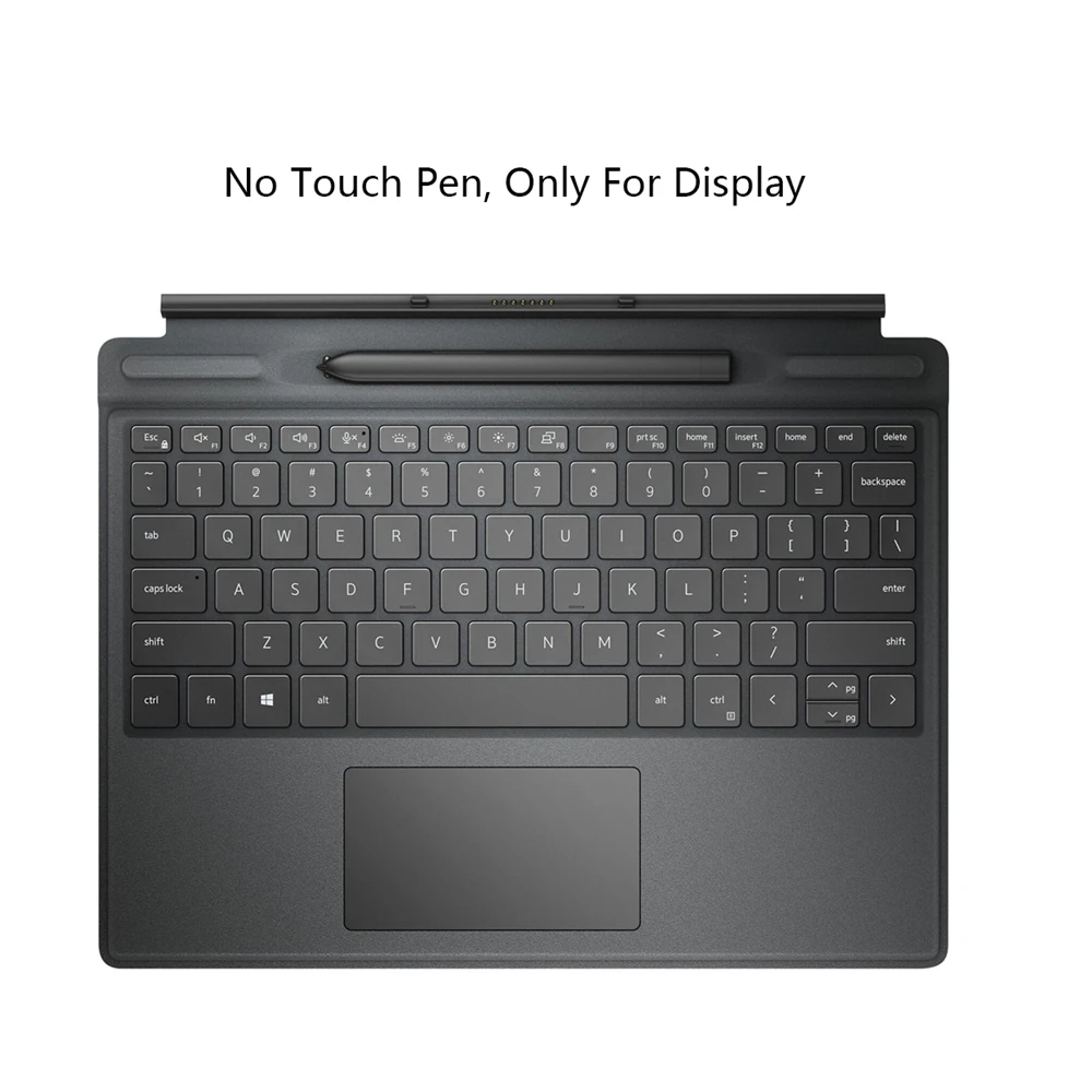 

US UK English Keyboard For Dell Latitude 7320 K19M-BK-US Detachable Travel Keyboard Trackpad for Laptop Replacement Part