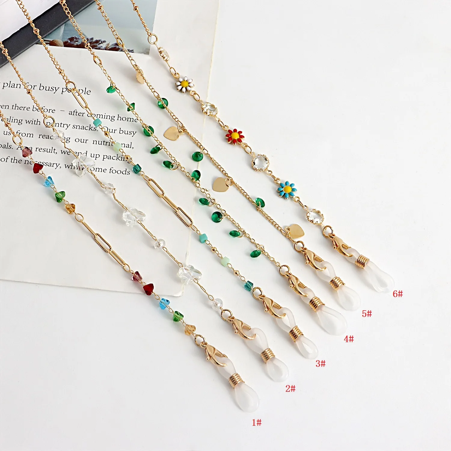 

Glasses chain, eyewear masks chains, metal chains, gravel resistant decorative accessories, fashion accessories