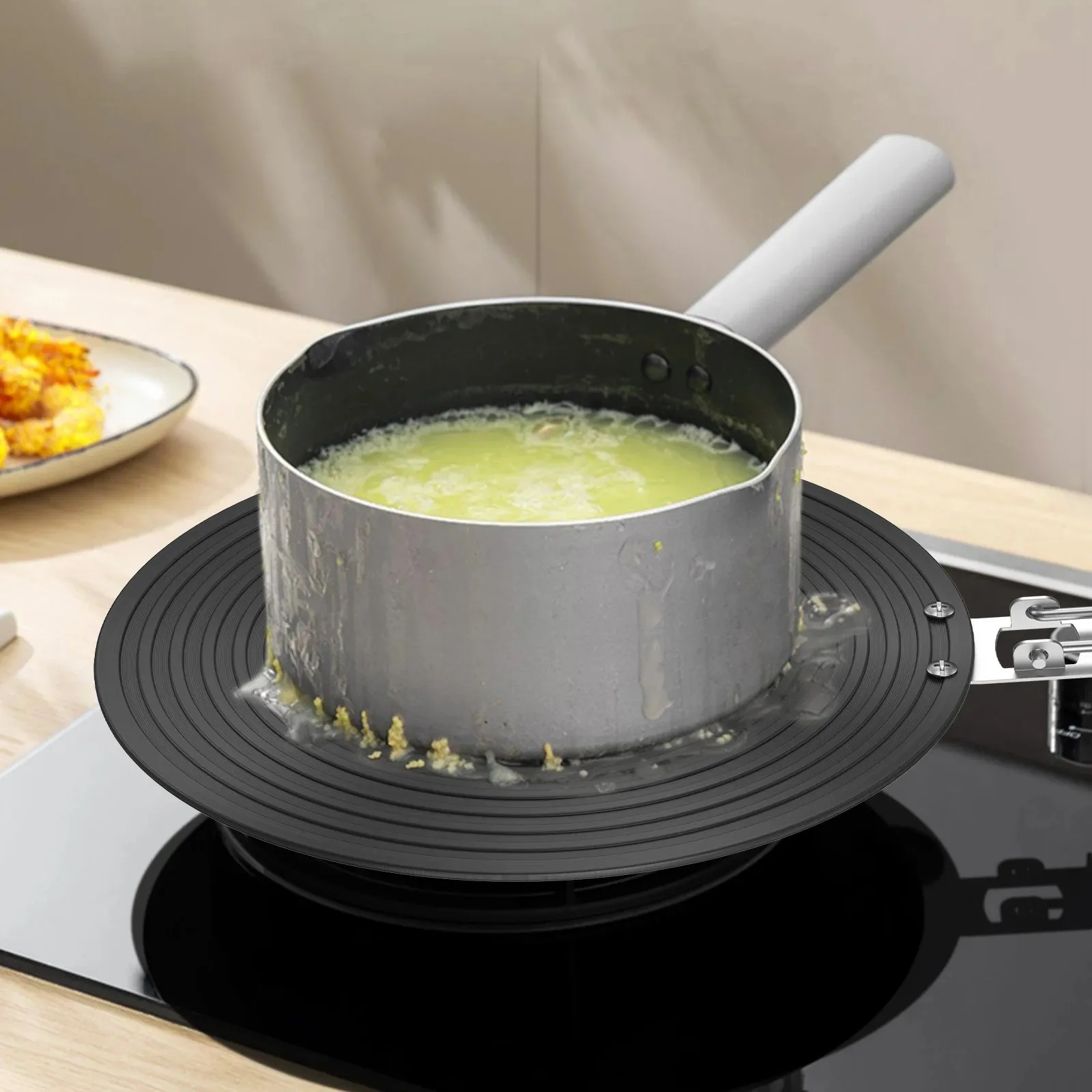 Gas stove Natural gas stove Heat conducting plate Protection pot Anti-burning black Fast heat conducting plate Thawing