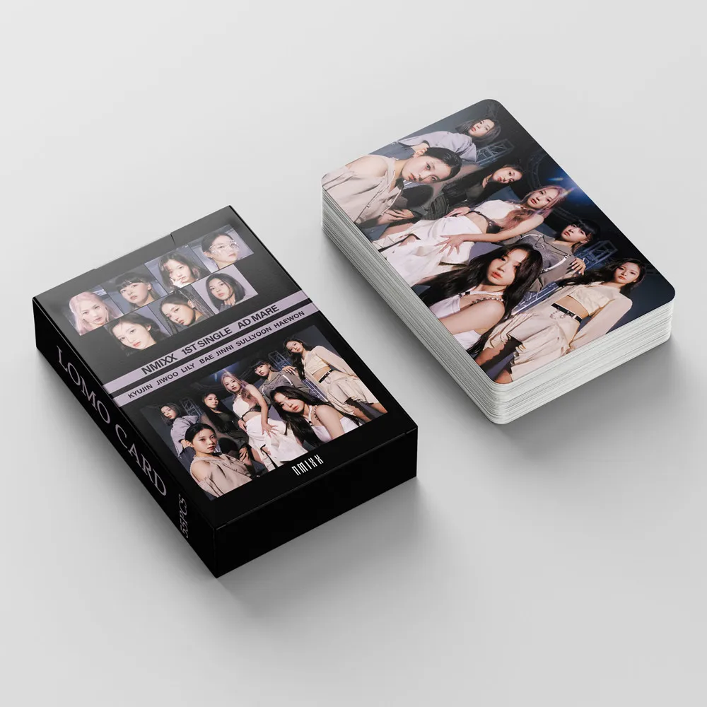 55Pcs/Set Wholesale Kpop NMIXX Photocard New Album Lomo Card Photo