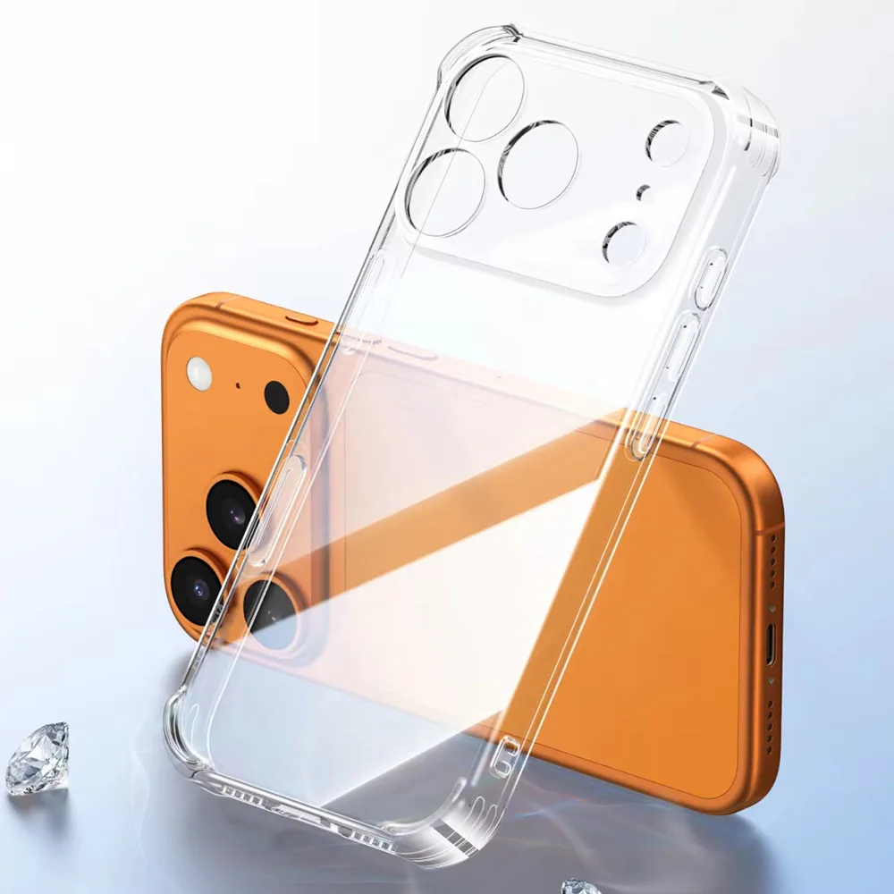 Clear Shockproof Phone Case For Iphone Silicone Protective Cover_voghion.com