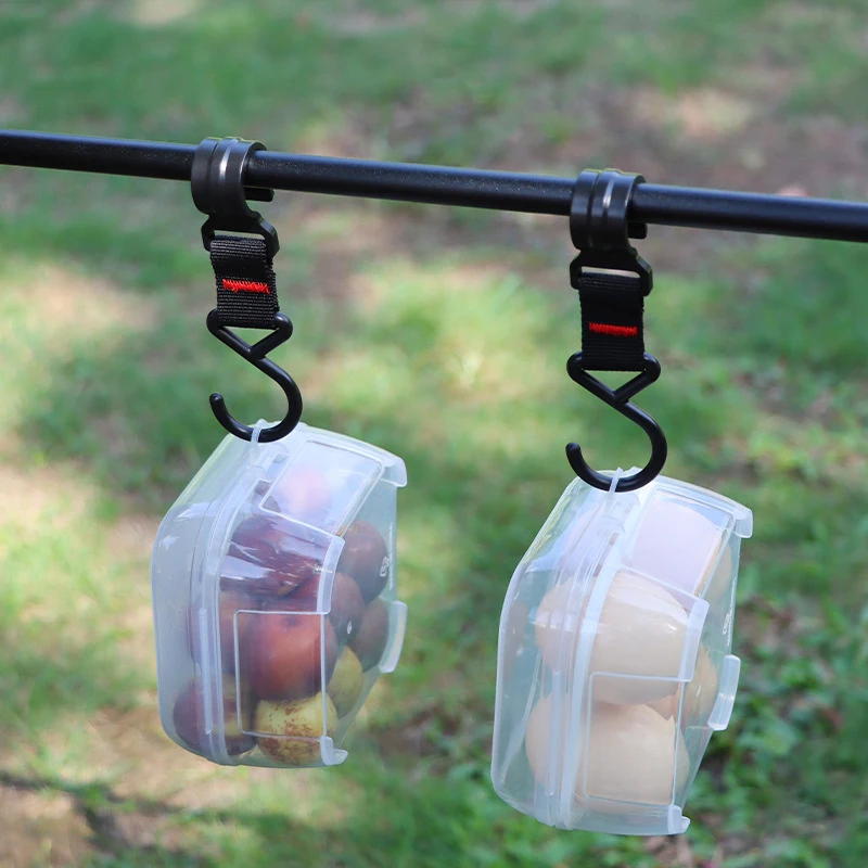 Egg Box 3/4/8 Grids Egg Holder Container For Outdoor Camping Picnic Eggs Box Case Anti-fall Storage Boxes Kitchen Organizer