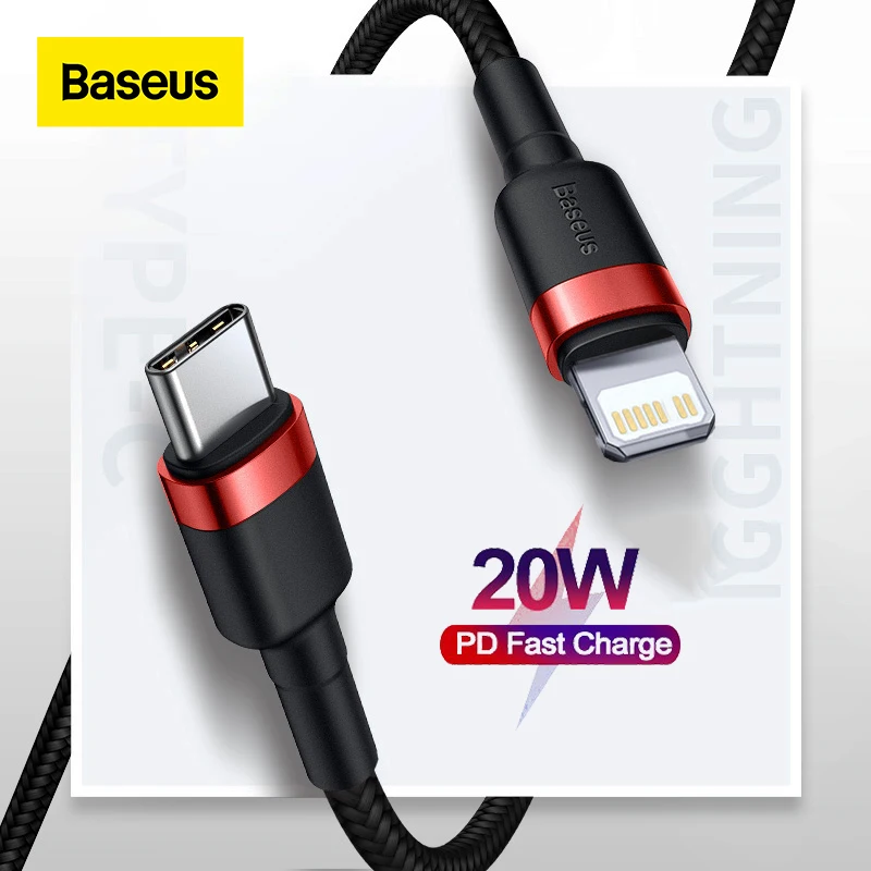 Baseus Cable USB Tipo C A Lightning Para IPhone Dispositivo De Carga 