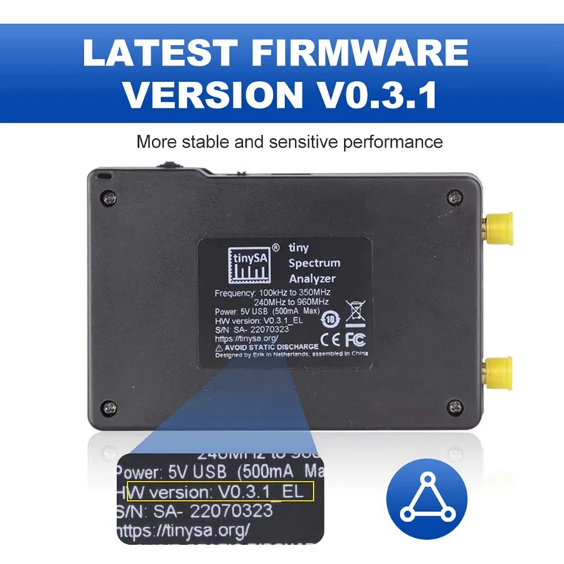 ESD ȣ  ִ V0.3.1, 100-960Mhz, MF/HF/VHF UHF Է Ʈ м Ʈ м