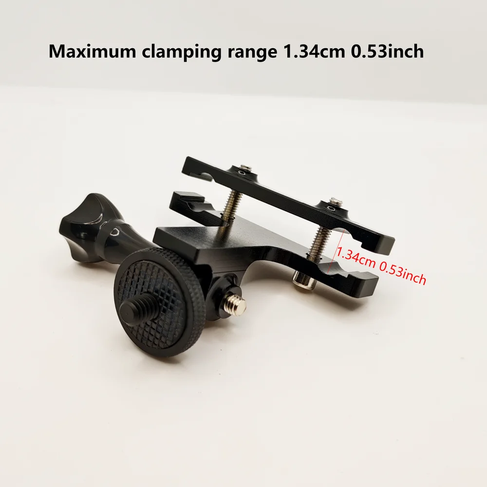 Aluminum Alloy Bicycle Seat Mount Holder with Tripod Adapter for GoPro Hero 13 12 11 10 9 Insta360 SJCAM DJI OSMO Action Camera