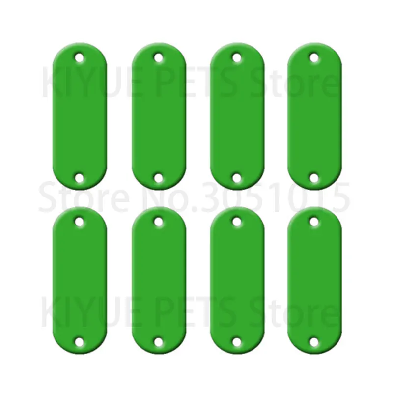 Großhandel 20 Stück Tag Hund für Halsband Name Charm ID Tag Oval Custom Aluminium Haustier Hund Haustier Tag personalisierte gravierte Hunde Katze ID Tags – Detail 9