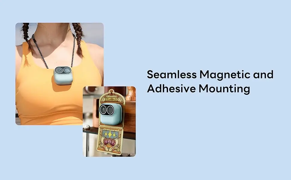 Seamless magnetic and adhesive mounting