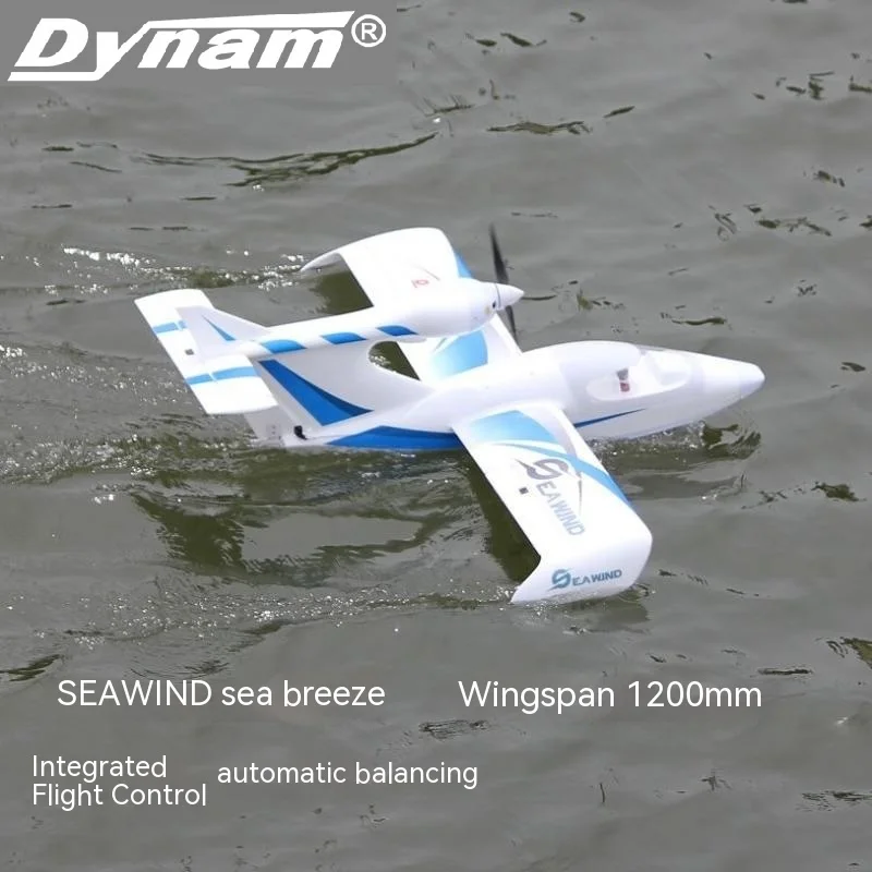 

Dynam Seawind With A 1.2-meter Wingspan, Electric Remote-controlled Fixed Wing Aircraft 4s For Both Land And Water Use