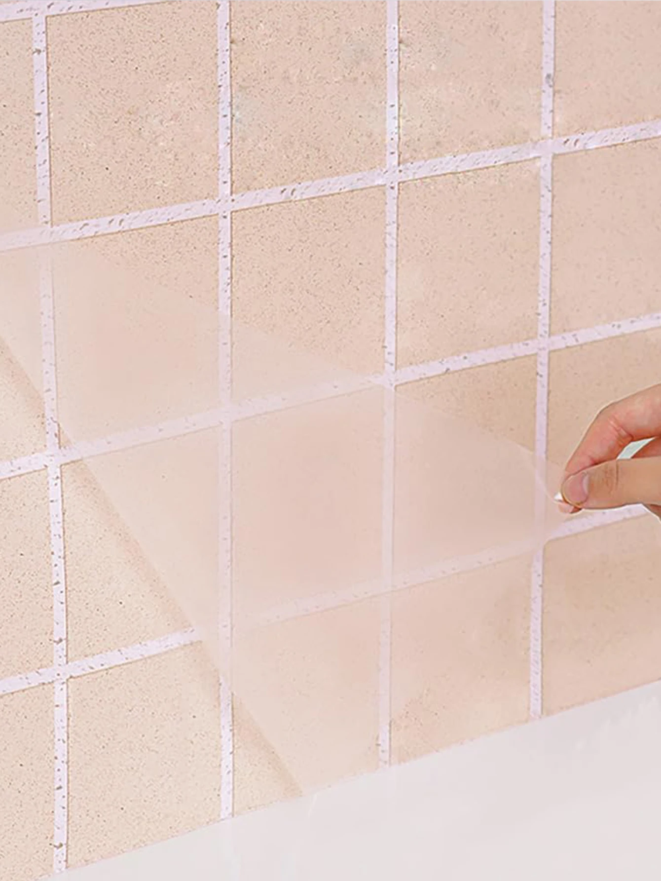 1 Rolle Backsplash für Küchenherde, transparenter Wandschutz, elektrostatische Wandschutzfolie – Detail 4