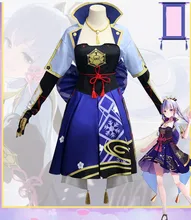 

Original God Cos Clothing Cosplay Game Clothing Full Set Wig Purple Printing Game Persona Clothing Original God