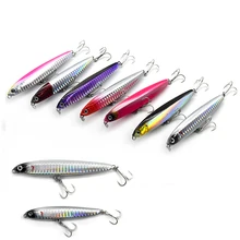 

14g 24g Seven Colors Pencil Lure Four Times Blood Groove Hook Fake Bait Fake Bait Upturned Bass Fishing Gear Products