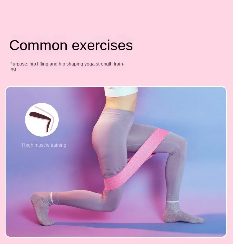 A person working out with a resistance loop bands sold by 100 Spartans