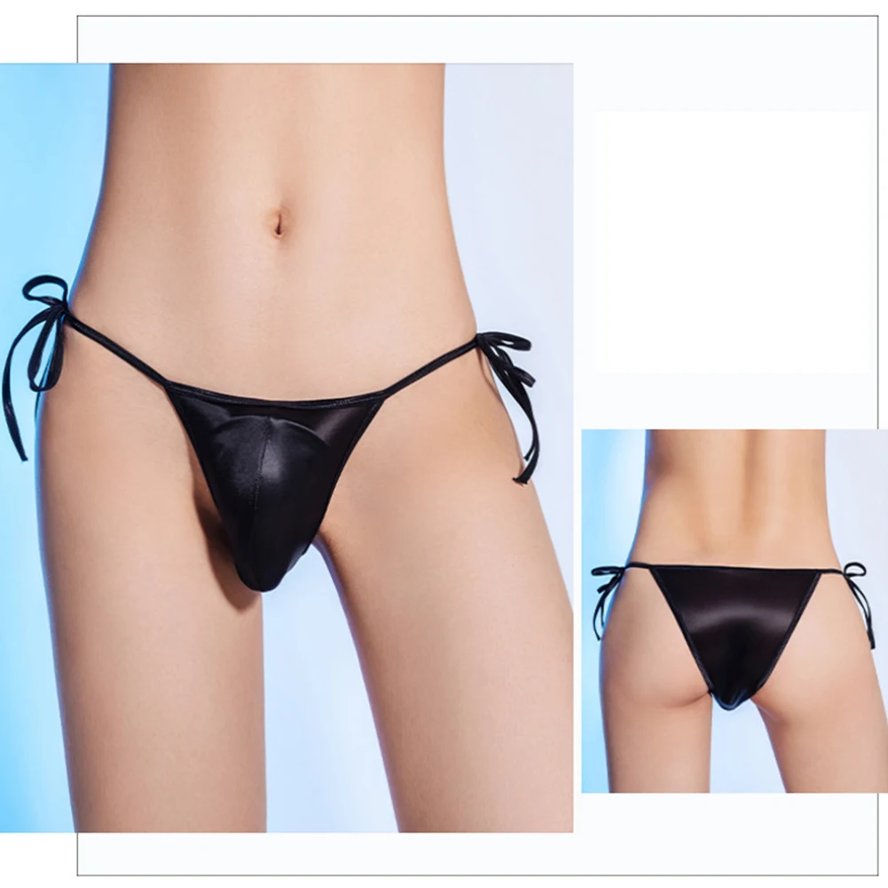 

Personalized Sissy Panties Men Sexy Brief Low Waist Thongs Jockstrap Bulge Pouch Panties Low Waist Underwear Bikini G-string