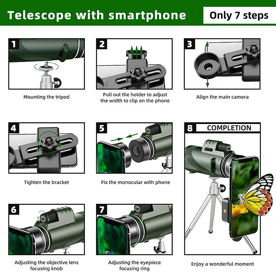 surface roughness gauge HD Mini 40X60 Professional Telescope Monocular Powerful Binoculars Long Range Waterproof Pocket Zoom Night for Hunting Tourism best ph tester