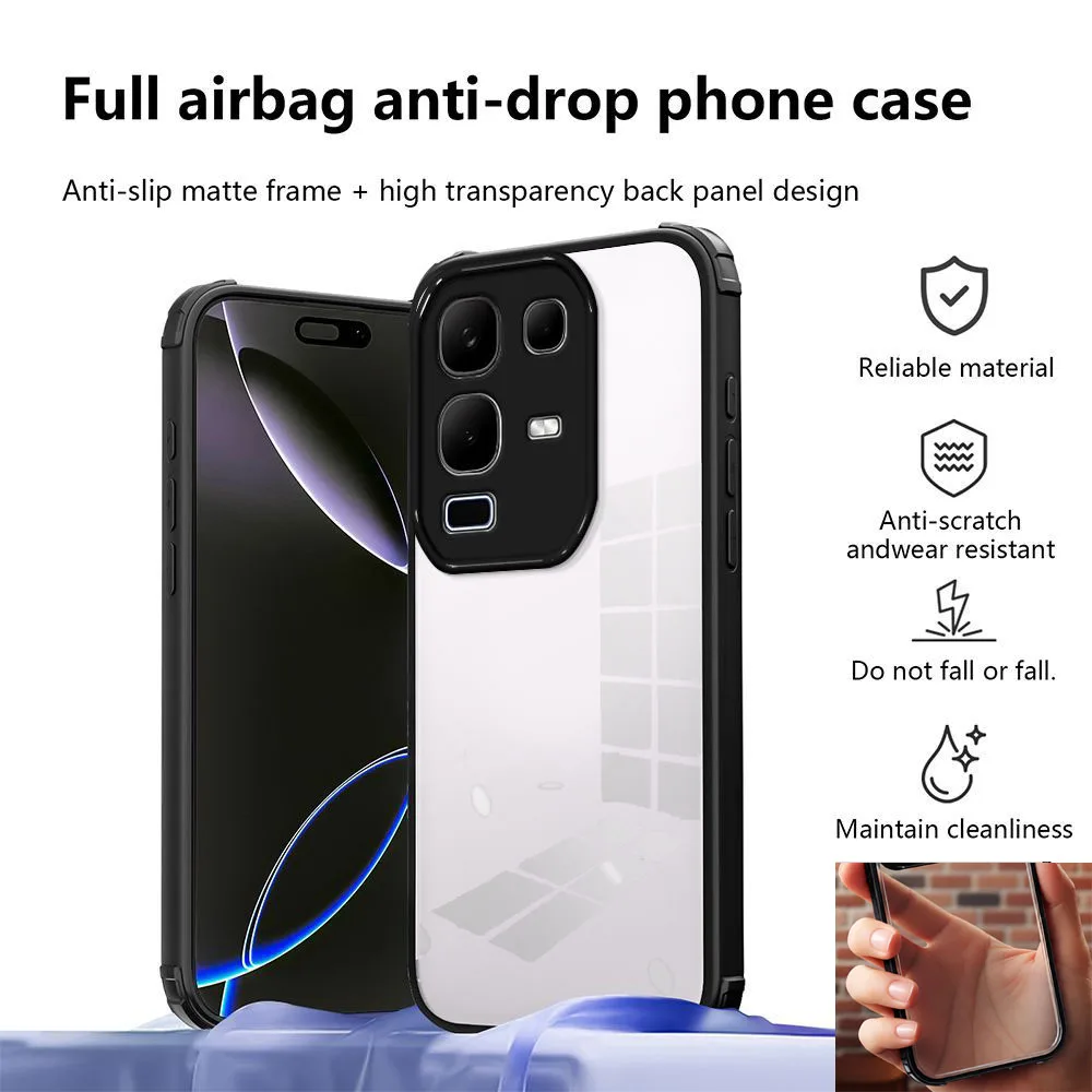 Infinix Note 50 Series Shockproof Hard Acrylic Protective Case