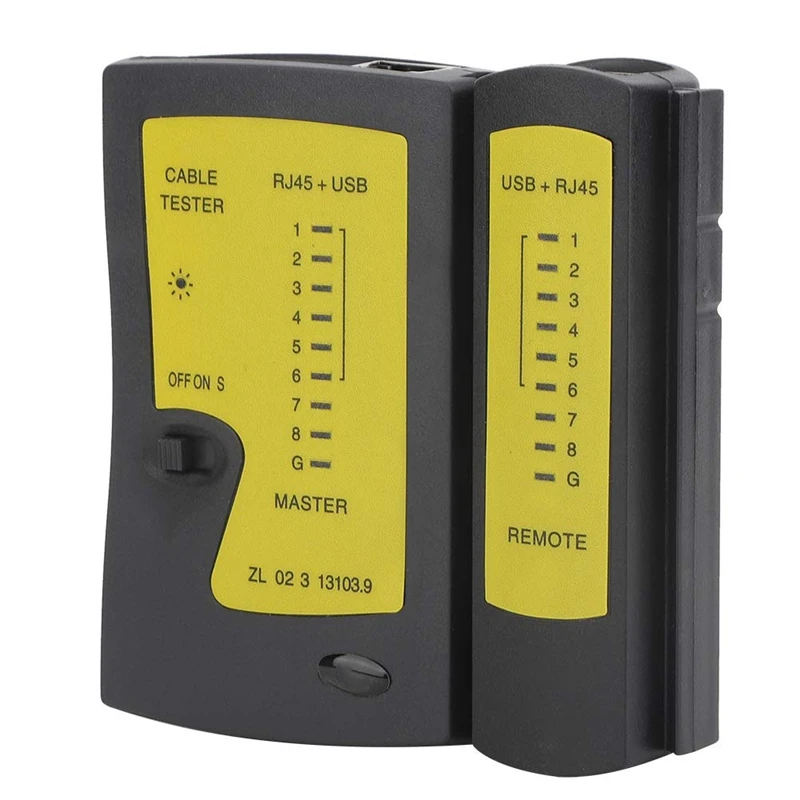 

Многофункциональный тестер сетевого кабеля RJ45 + USB