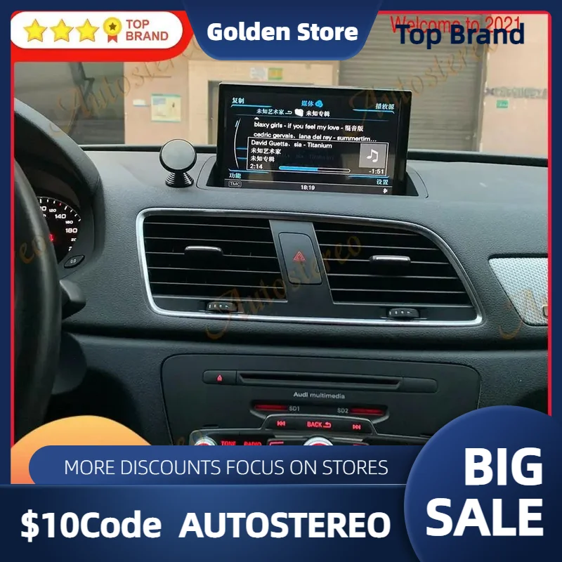 

Android 13.0 8G RAM 128 For Audi Q3 2012-2019 Radio Car GPS Navigation Radio Tape Multimedia Player HeadUnit Auto Stereo Carplay