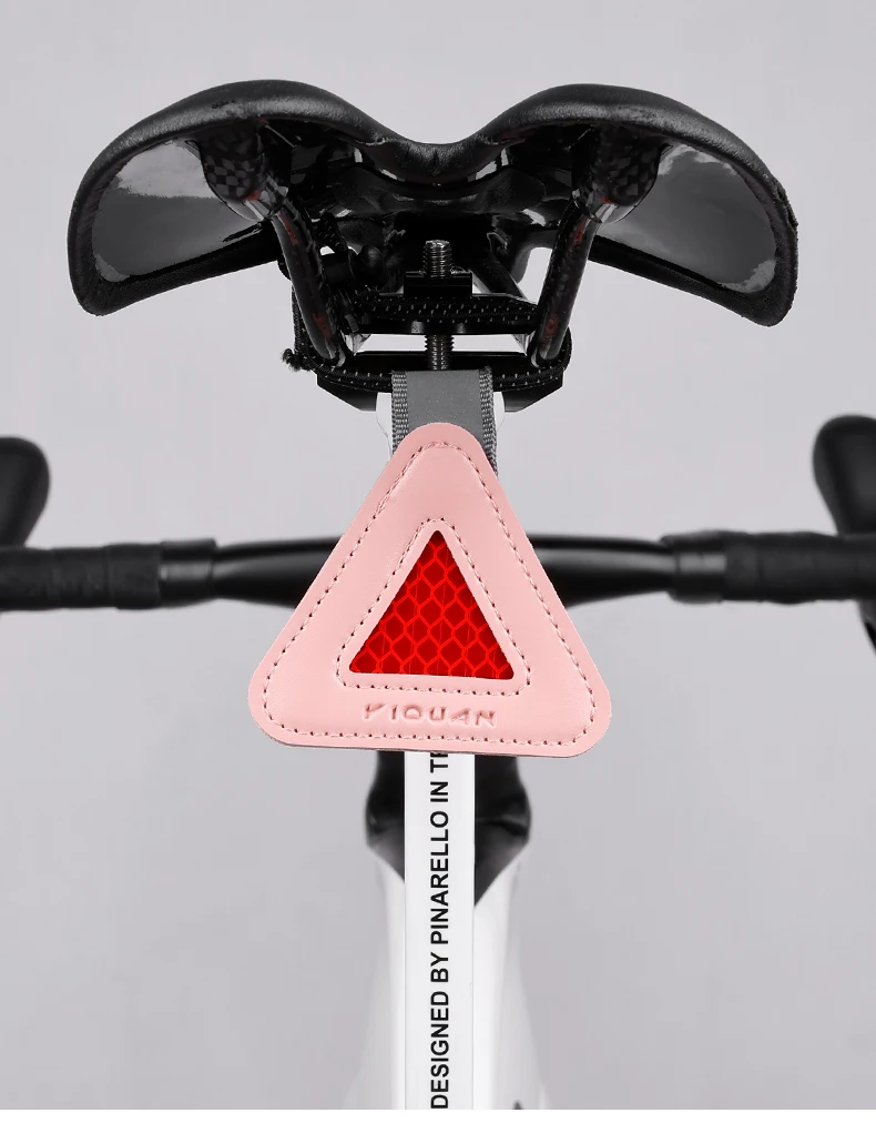 Hohe Helligkeit Reflektierende Anhänger Fahrrad Nacht Reiten Dreieck Warnpad – Detail 9