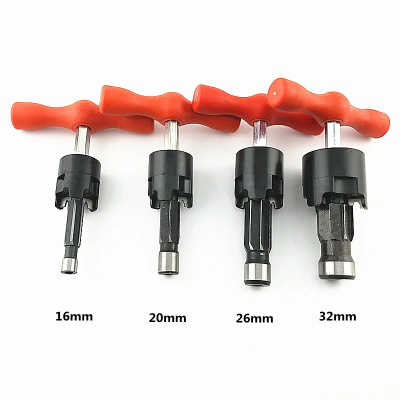 1 Set Multifunct Hand Pipe Reamer 16/20/26/32mm Manual Reamer Pipeline Calibrator Multi-layer For Plastic Pipe Plumbing Tools 2