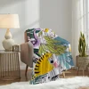 Cartoon Cute M-Moomins-Hippo Blanket Plush Nap Sofa rug for Living Room Warm Office Bedroom Birthday Home Travel Kid Gifts 4