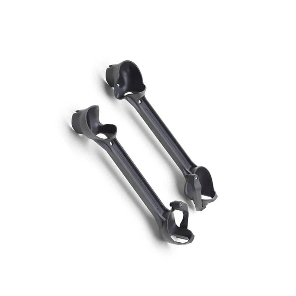 Brassards de bras renforcés pour DJI FPV installés sur un drone, paire facile à monter en action.
