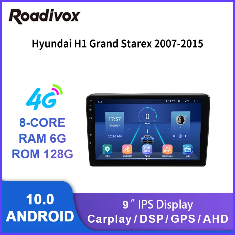 

Автомобильный радиоприемник 9 "android 10,0 для Hyundai H1 Grand Starex 2007-15, видеоплеер с gps-навигацией, мультимедийное Авторадио, стерео головное устройство