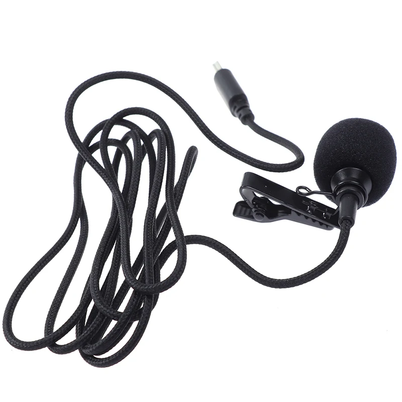 Microphone Externe USB pour GoPro Hero 3/3+/4/5/6/7 - Clip Métal, Plug & Play